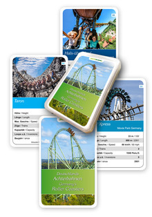 Top Trump Game - Germany's  Rollercoaster 2021, Parkteam: Games